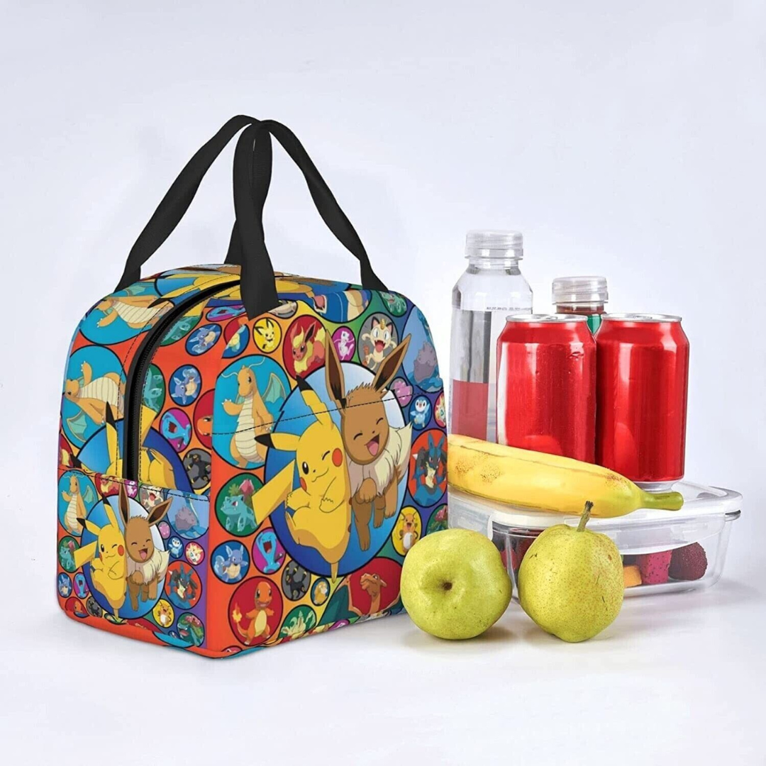Pokemon Leakproof Reusable Insulated Lunch Tote Bag