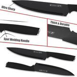 6pc Block Professional Kitchen Stainless Steel Knife Set