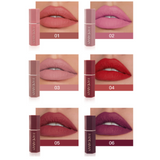 6pc Nude Velvet Cream Matte Lipstick Set