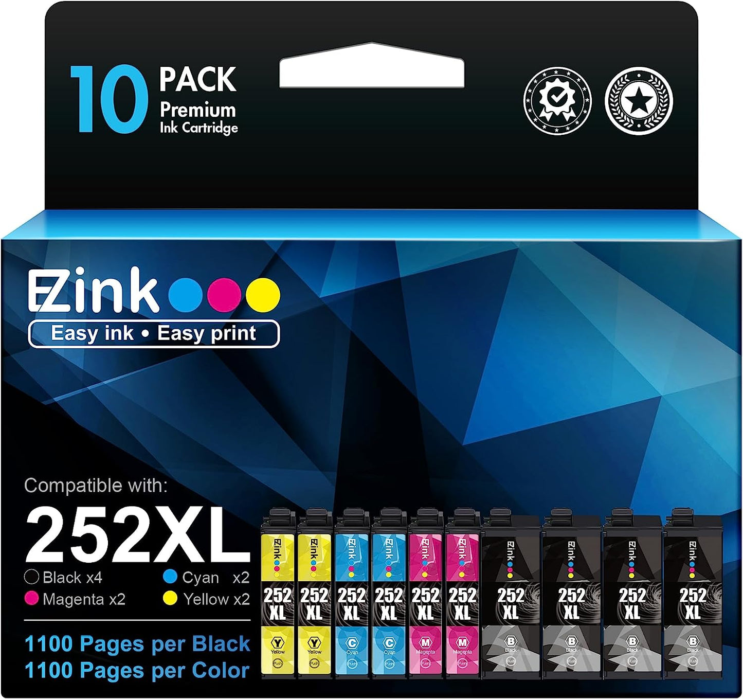 E-Z Ink (TM Remanufactured Ink Cartridges Replacement for Epson