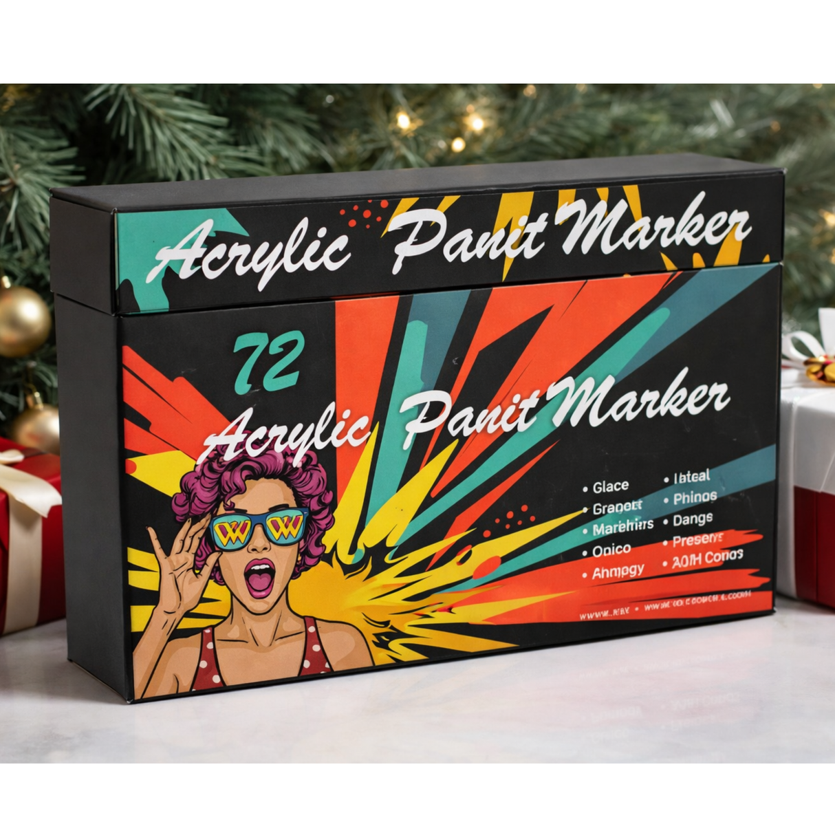 72 Color Acrylic Paint Markers