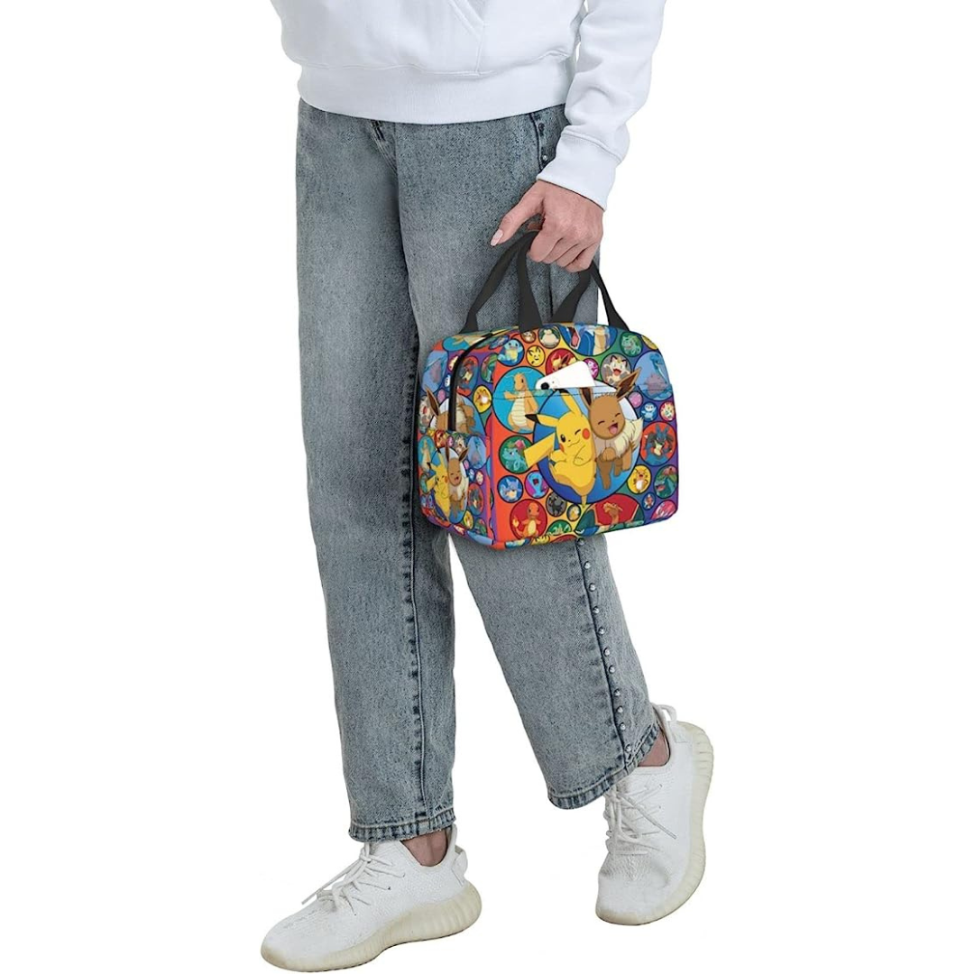 Pokemon Leakproof Reusable Insulated Lunch Tote Bag