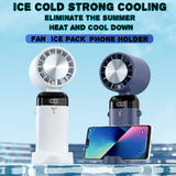 Mini Cooling Handheld Fan with LED Digital Display