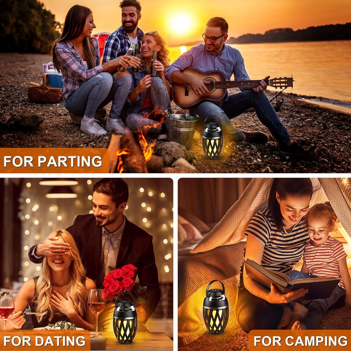 Outdoor Bluetooth Flame Speaker