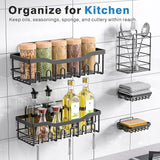 5 Pack Rustproof Stainless Steel Shower Caddy