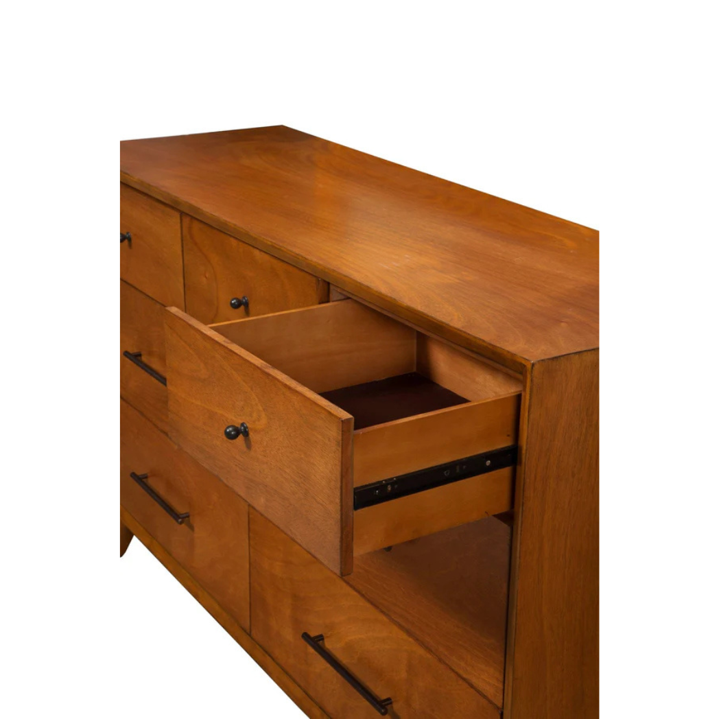 Alpine Furniture Flynn Dresser Cherry Acorn