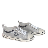 True Religion White Bling Addilyn Lace Up Sneakers for Women