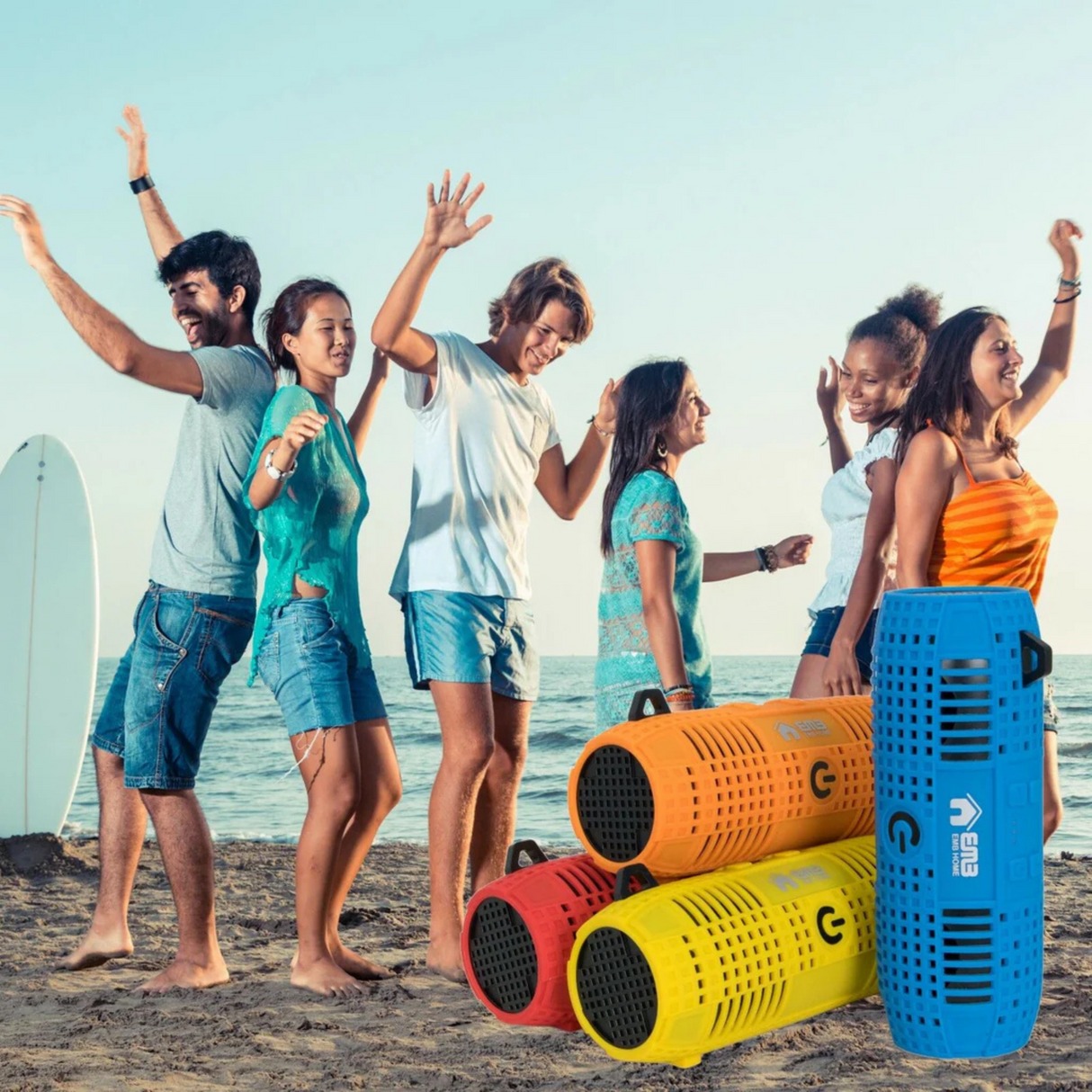 EMB ES960BT Water Resistant Super Loud Portable Bluetooth Speaker