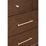 Flynn 7-Drawer Mahogany Solids and Veneer Dresser 966WAL-03