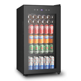 Freestanding  Beverage Refrigerator and Cooler with Digital Temperature Display