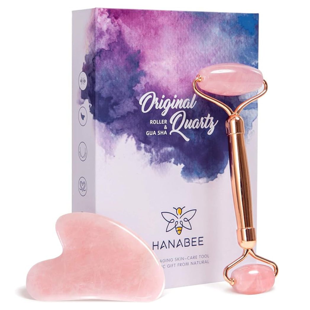 Hanabee Gua Sha and Roller Set