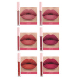 Handaiyan 6 Colors Matte Velvet Liquid Lipstick Set