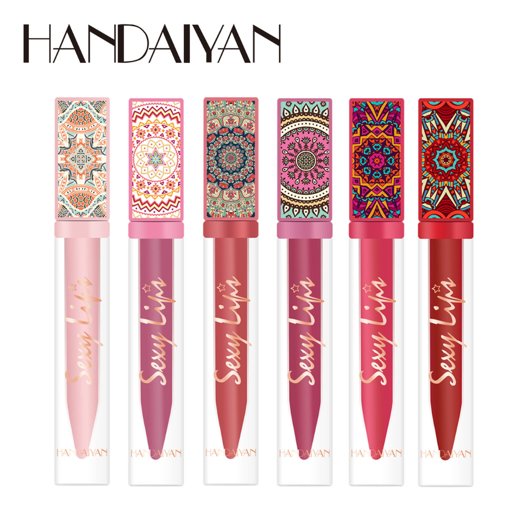 Handaiyan 6pc Bohemian Rhapsody Lip Gloss Set