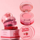 Handaiyan Tint Trio Wonder Pocket Size Lip and Cheek Makeup Blush