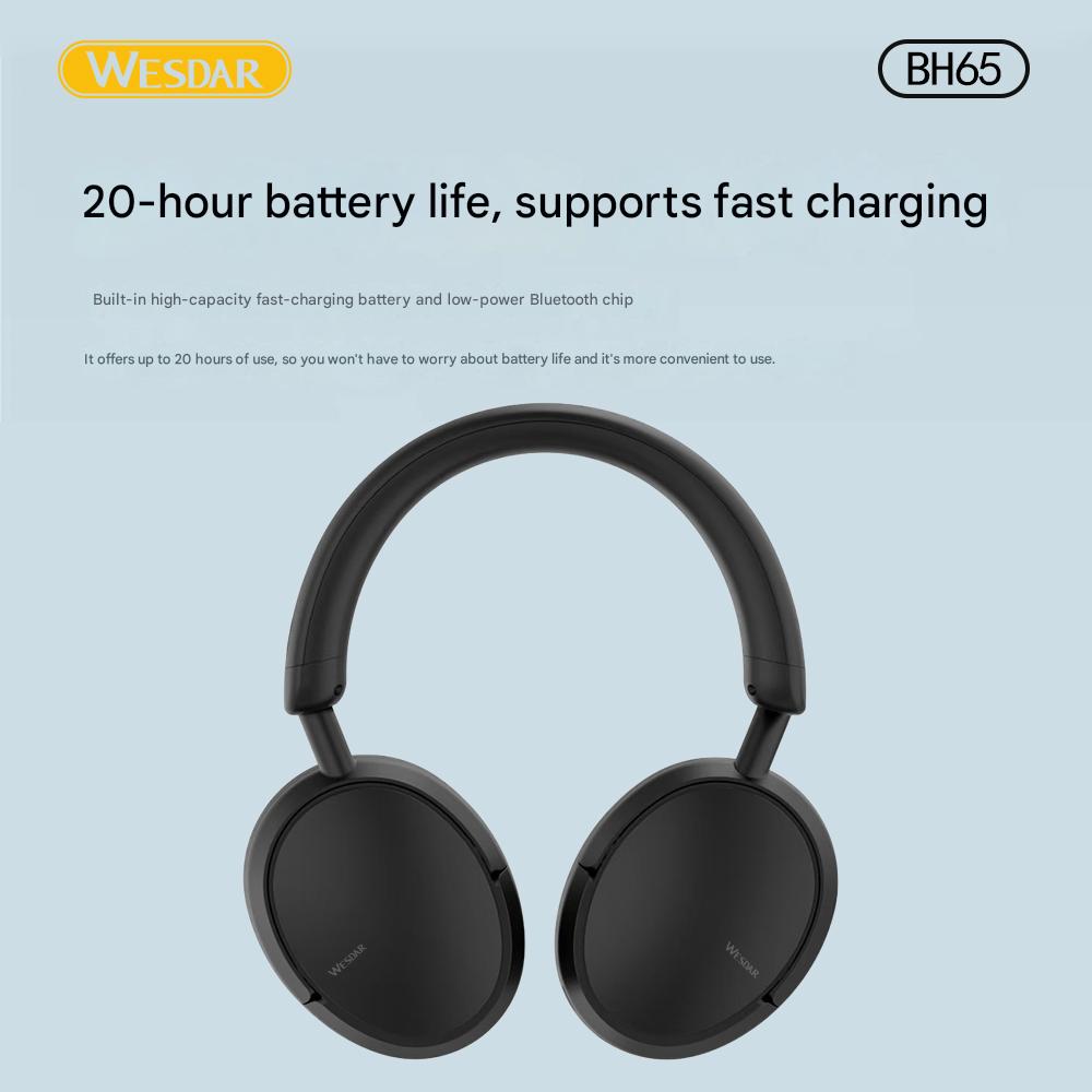Wesdar BH65 Headphone BT5.3 Hi-Fi Sound Efects