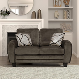 Homelegance Rubin 63 Plush Fabric Loveseat 9734CH2