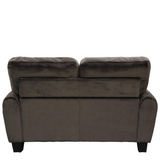 Homelegance Rubin 63 Plush Fabric Loveseat 9734CH2 back details