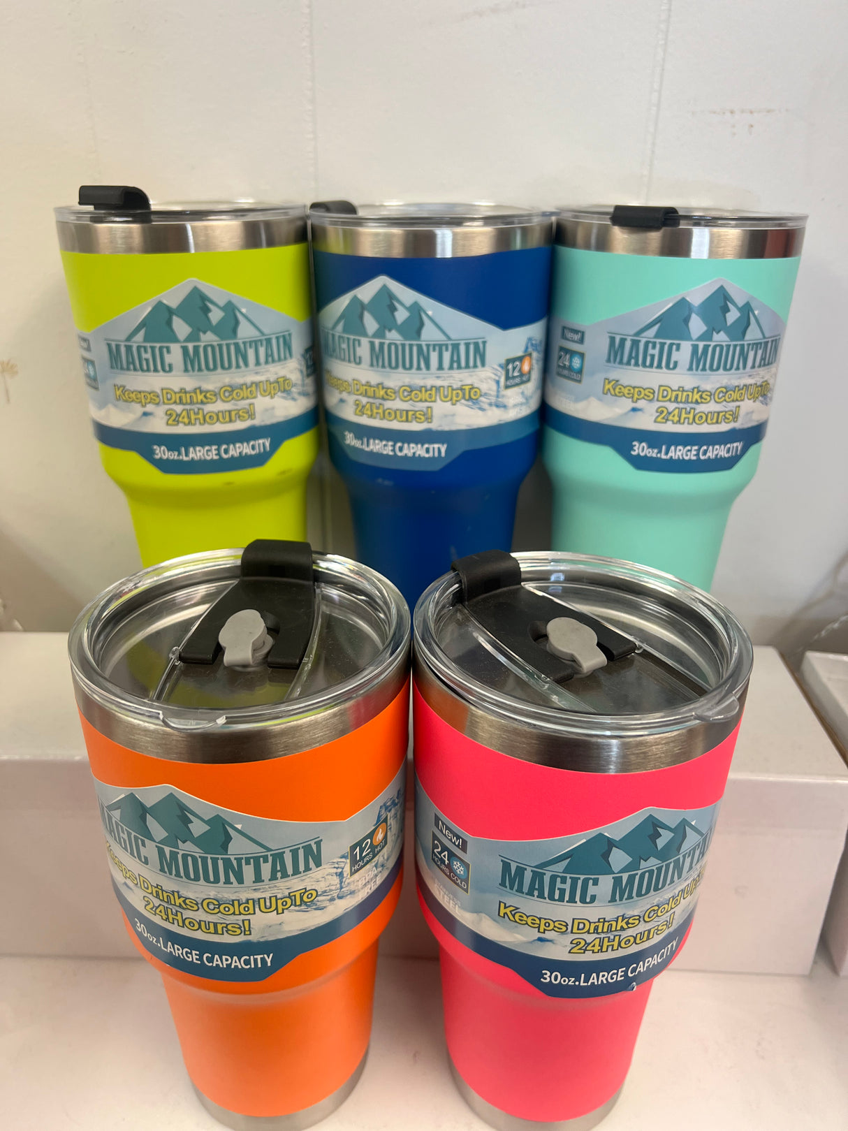 30 OZ Magic Mountain Stainless Steel Tumblers