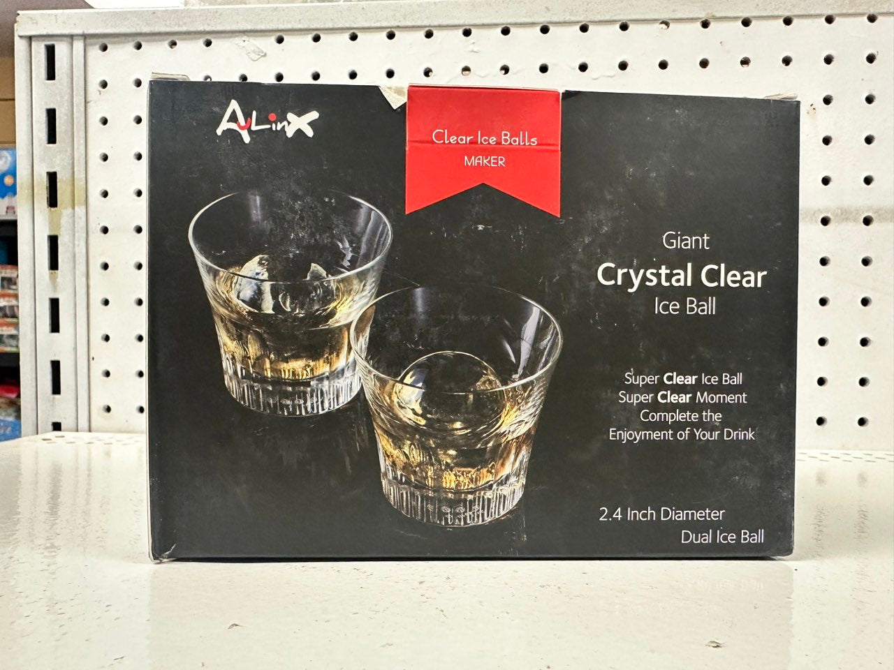 2 Piece Crystal Clear Ice Cube Maker