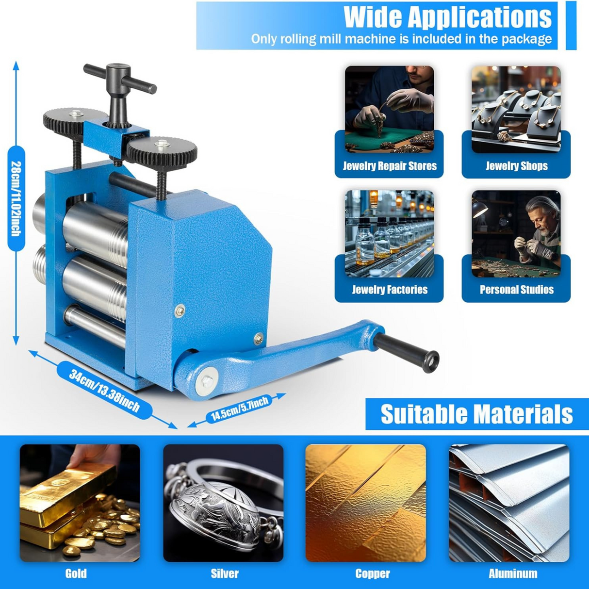 Jewelry Rolling Mill Machine