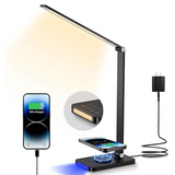 LED Desk Lamp With Wireless Charger