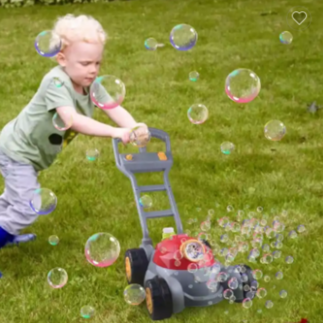 Lawn Mower Bubble Machine For Kids