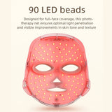 Portable 7 Color High Energy Phototheraphy Facial Mask