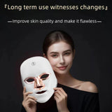 Portable 7 Color High Energy Phototheraphy Facial Mask