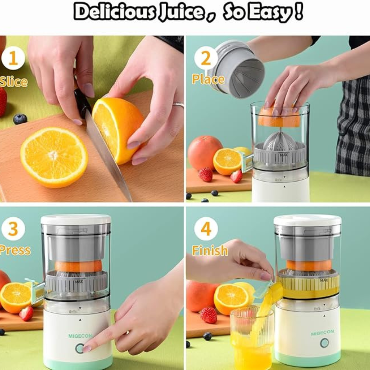 Portable Electric Citrus Juicer