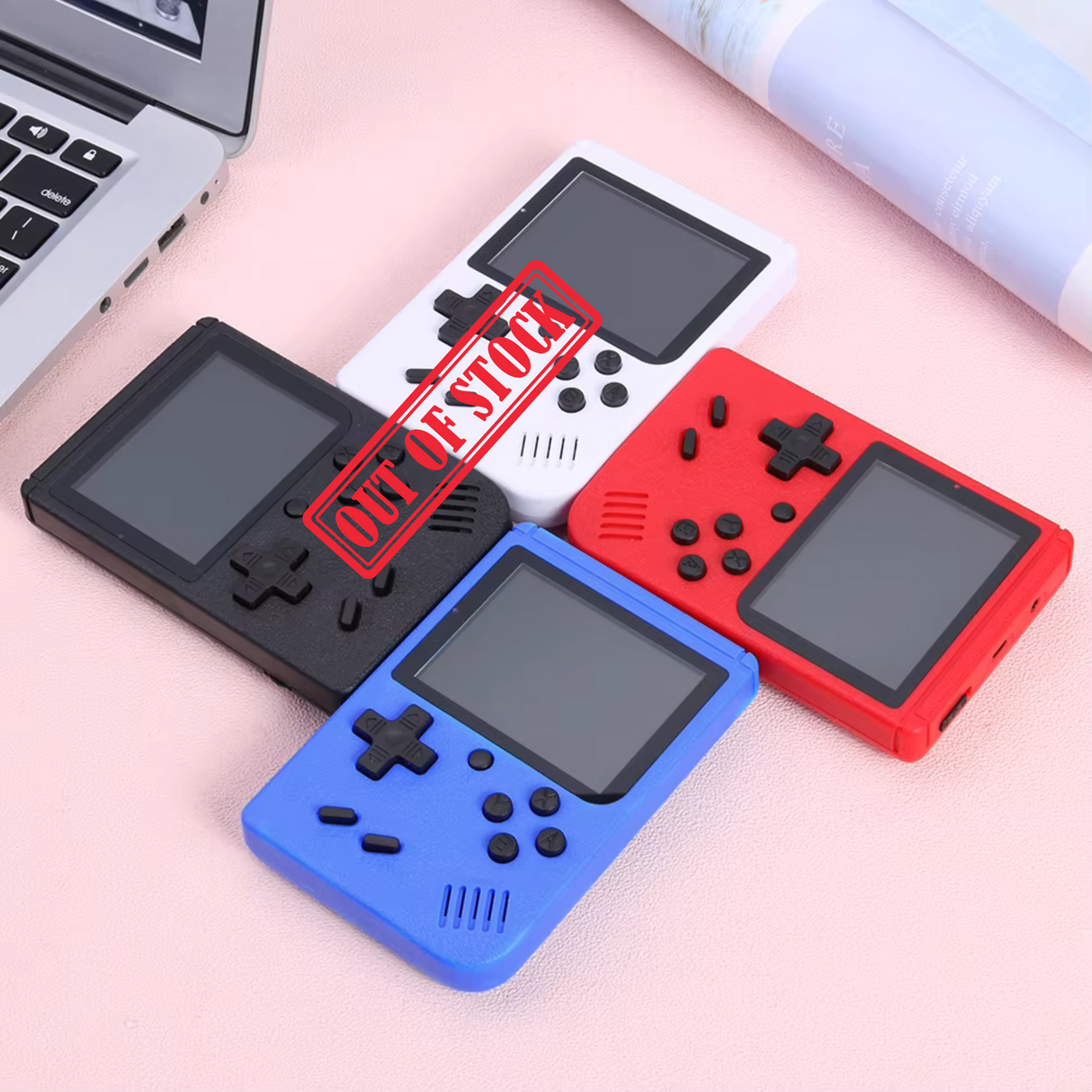 Portable Retro Gaming Console with 500 Classic FC Games