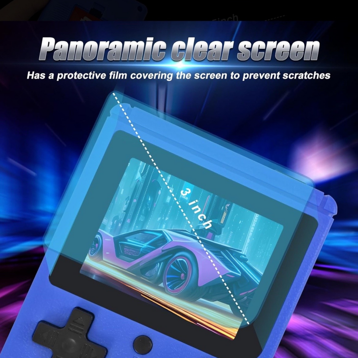 Portable Retro Gaming Console with 500 Classic FC Games