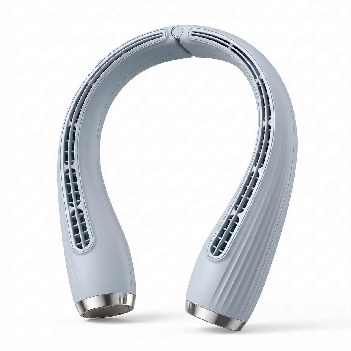 S5 Turbo bladeless neck fan with dual vents, modern U-shaped design