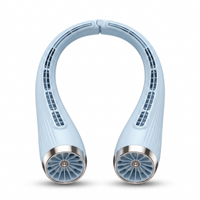 Lightweight S5 Turbo bladeless neck fan worn for hands-free cooling