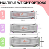 Sportneer Hand Weights Set Removable Walking Weight of 6