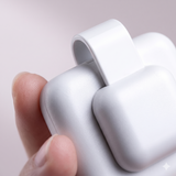 Wesdar wireless charger close-up showing smooth finish and foldable hinge detail