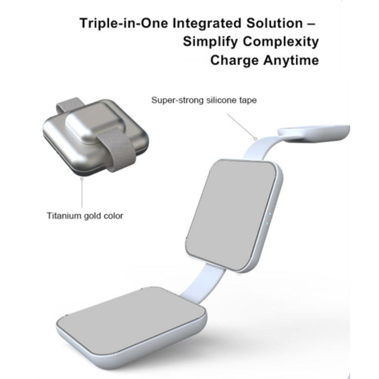 Wesdar WX688 15w 3 in 1 Wireless Charger