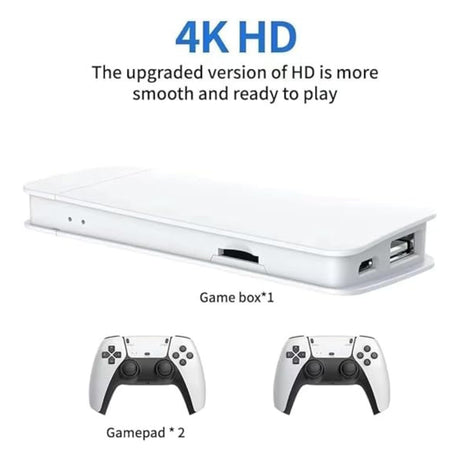 Wireless Retro Video Game Console with 30,000+ Games 23 Classic Simulators 4K HD Resolution 128GB