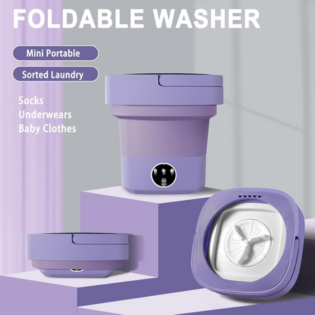 8L Collapsible Mini Foldable Washer & Spin Dryer