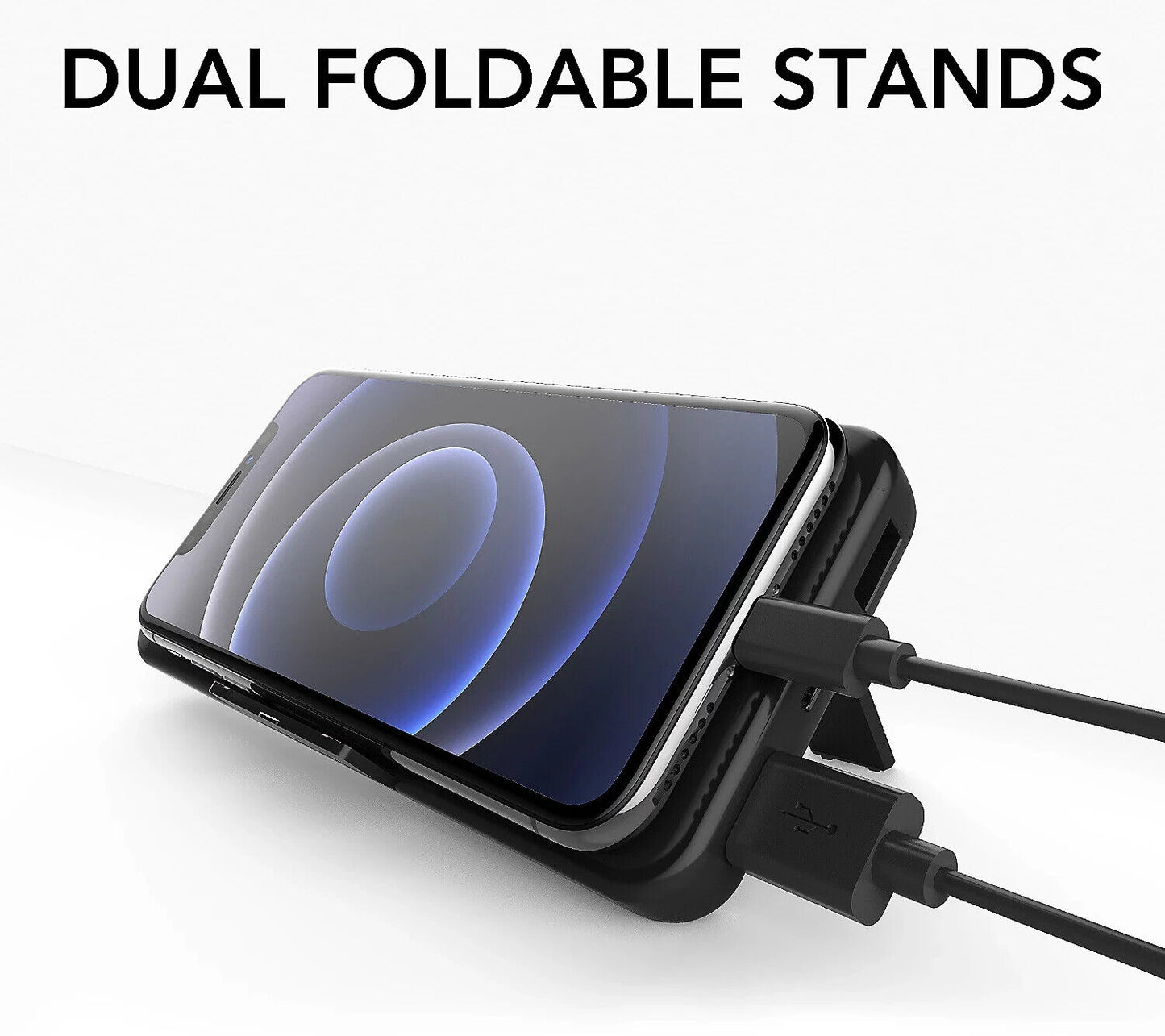 Pongo Portable Battery Powerbank Backup for Mobile Phone - BLACK