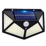 Solar Outdoor Lights IP65 Waterproof Motion Sensor 100 LEDs Security Lights