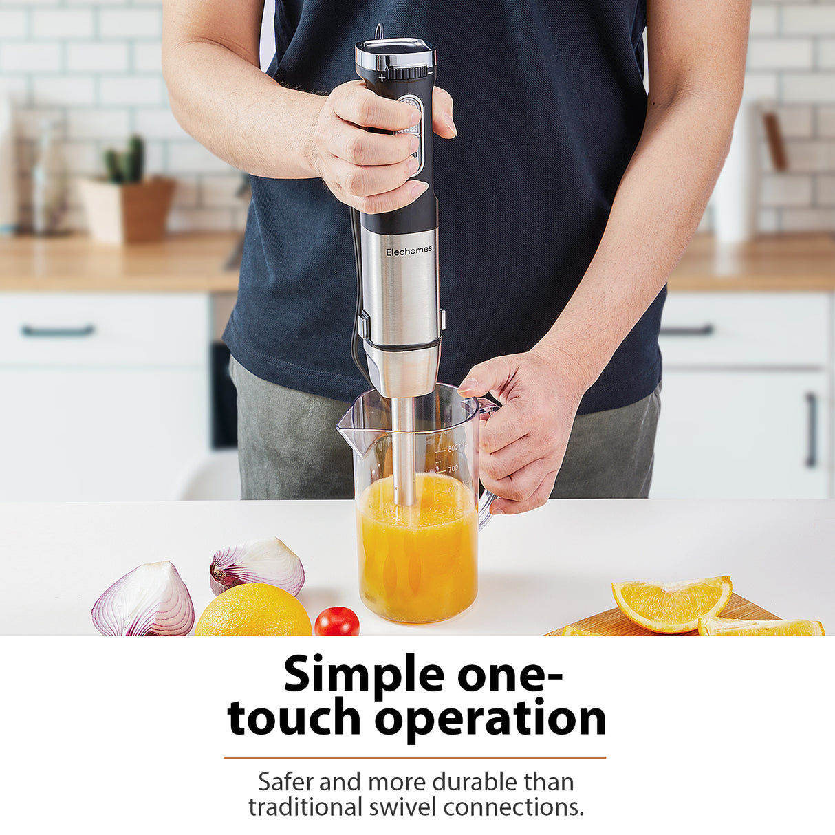ELECHOMES 4 in 1 Multi Use Hand Blender Model HB106 (OPEN Box Condition)
