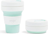 Stojo Collapsible Travel Cup With Straw, 16oz / 470ml