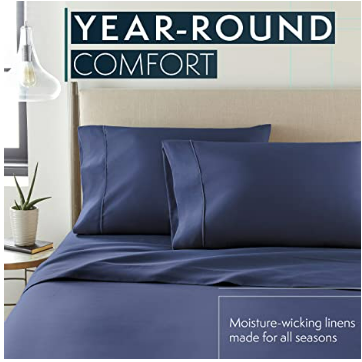 Danjor Linens Platinum 1800 Collection Microfiber King Size Bed 4 pcs Sheet Set