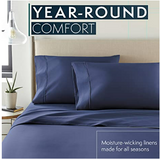 Danjor Linens Platinum 1800 Collection Microfiber King Size Bed 4 pcs Sheet Set