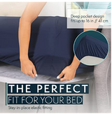 Danjor Linens Platinum 1800 Collection Microfiber King Size Bed 4 pcs Sheet Set