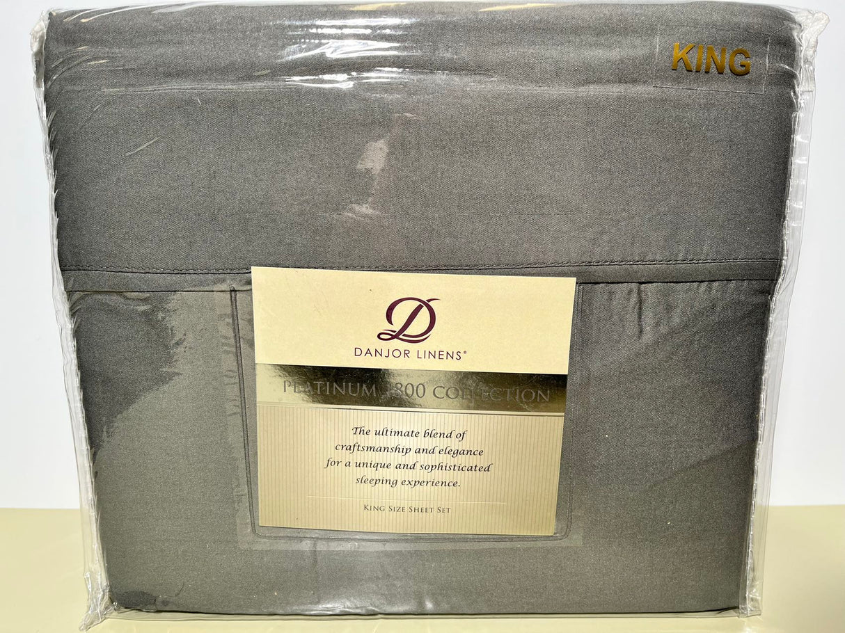 Danjor Linens Platinum 1800 Collection Microfiber King Size Bed Sheet 4pcs set