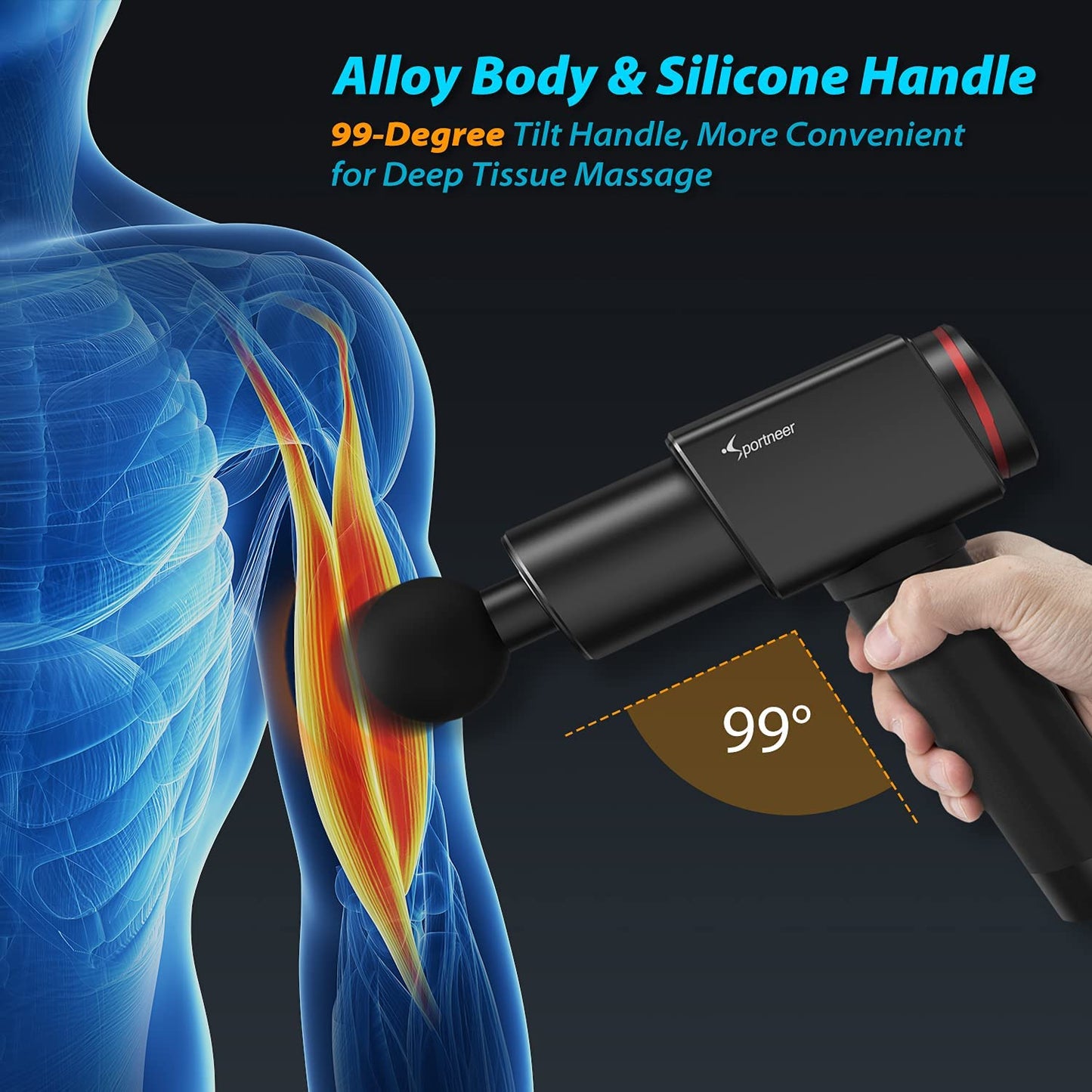 Deep Tissue Percussion Muscle Massager Gun